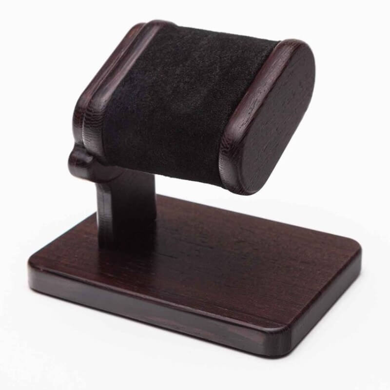 Porte montre en bois et cuir luxe